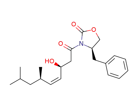 (R)-4-benzyl-3-((3S,6R,Z)-3-hydroxy-6,8-dimethylnon-4-enoyl)oxazolidin-2-one