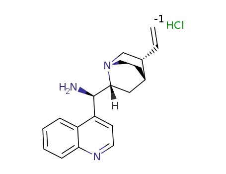 Molecular Structure of 1263486-03-8 (9-Amino-(9-deoxy)epi-cinchonidine trihydrochloride)