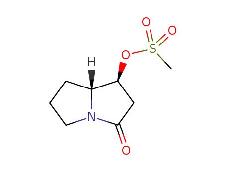 (1S,7aR)-1-mesyloxypyrrolizidin-3-one