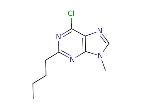 2-n-butyl-6-chloro-9-methyl-9H-purine