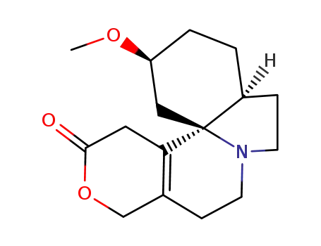 Molecular Structure of 115-36-6 (14,17-Dihydro-3-methoxy-16(15H)-oxaerythrinan-15-one (3beta)-)