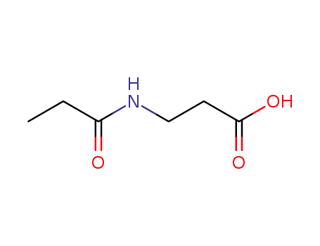 Molecular Structure of 126424-88-2 (N-Propionyl-beta-alanine)