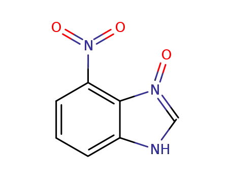 Molecular Structure of 116423-92-8 (1H-Benzimidazole,4-nitro-,3-oxide(9CI))