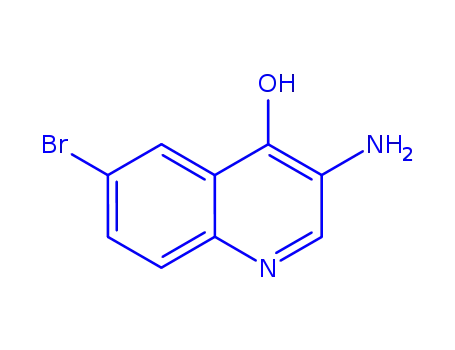 Molecular Structure of 1153094-27-9 (6-BroMo-3-AMino-4-quinolinol)