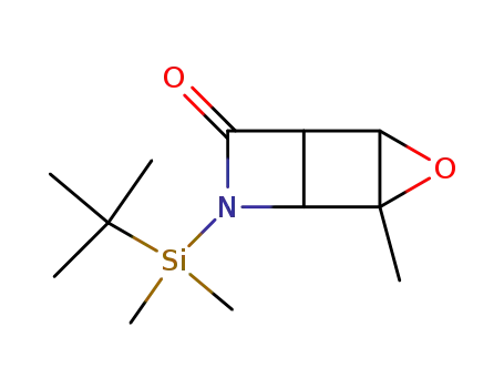 6-(tert-Butyl-dimethyl-silanyl)-4-methyl-3-oxa-6-aza-tricyclo[3.2.0.0<sup>2,4</sup>]heptan-7-one