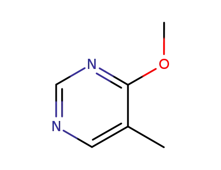 Molecular Structure of 17758-12-2 (Pyrimidine, 4-methoxy-5-methyl- (8CI,9CI))