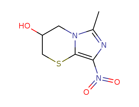 3-METHYL-1-NITRO-3,5,6,7-TETRAHYDRO-2H-IMIDAZO(5,1-B)(1,3)THIAZIN-6-OL