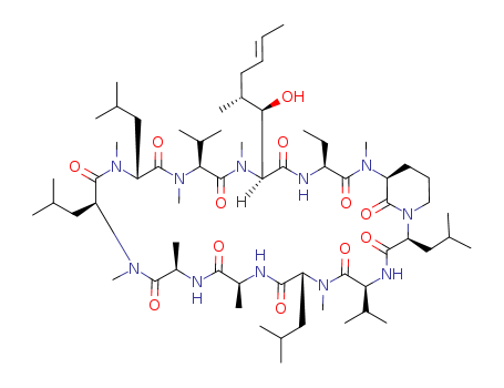 29-ethyl-26-[(E)-1-hydroxy-2-methylhex-4-enyl]-7,11,14,16,19,22,25,31-octamethyl-2,8,17,20-tetrakis(2-methylpropyl)-5,23-di(propan-2-yl)-1,4,7,10,13,16,19,22,25,28,31-undecazabicyclo[30.3.1]hexatriaco