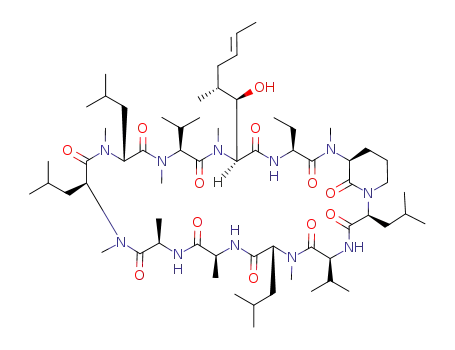 Molecular Structure of 115141-85-0 (cyclosporin lactam(3,4))