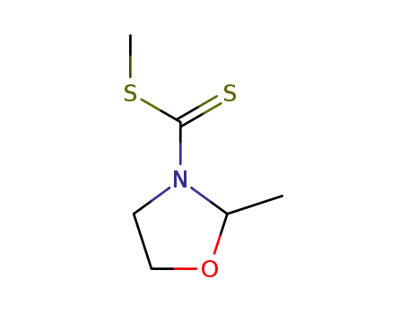 Molecular Structure of 126560-51-8 (methyl 2-methyl-1,3-oxazolidine-3-carbodithioate)
