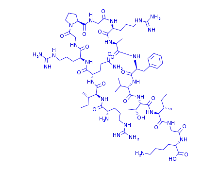 Molecular Structure of 114991-28-5 (HIV (GP120) FRAGMENT (315-329))
