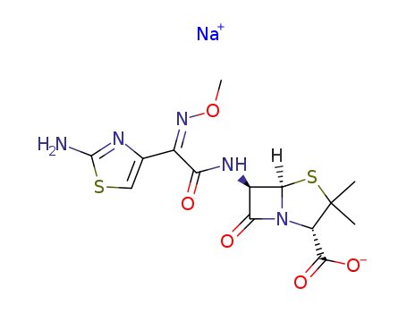 6-(2-(2-aminothiazol-4-yl)-2-methoxyiminoacetamido)penicillinate