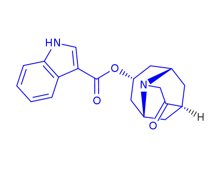 Molecular Structure of 115956-12-2 ((2alpha,6alpha,8alpha,9abeta)-Octahydro-3-oxo-2,6-methano-2H-quinolizin-8-yl-1H-indole-3-carboxylate)