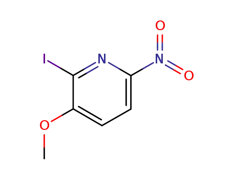 Molecular Structure of 115170-07-5 (2-Iodo-3-methoxy-6-nitropyridine)