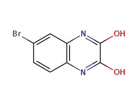 Molecular Structure of 1910-90-3 (6-bromo-1,4-dihydro-quinoxaline-2,3-dione)