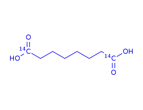 Molecular Structure of 115918-63-3 (OCTANEDIOIC ACID-CARBOXY-14C)