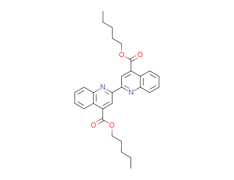 Molecular Structure of 1260-91-9 (dipentyl 2,2'-bis[4-quinolinecarboxylate])