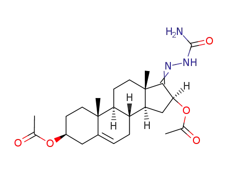 3β,16β-Diacetoxy-androst-5-en-17-on-semicarbazon