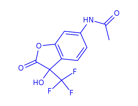 N-[3-hydroxy-2-oxo-3-(trifluoromethyl)-2,3-dihydro-1-benzofuran-6-yl]acetamide