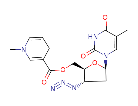 5'-(1,4-dihydro-1-methyl-3-pyridinylcarbonyl)-3'-azido-3'-deoxythymidine