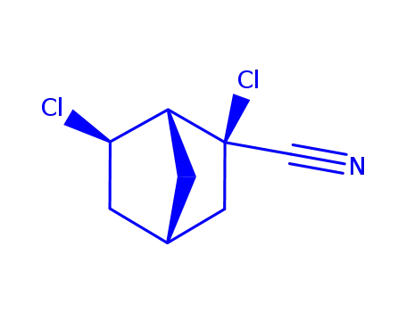 Molecular Structure of 115183-73-8 (Bicyclo[2.2.1]heptane-2-carbonitrile, 2,6-dichloro-, (exo,exo)- (9CI))