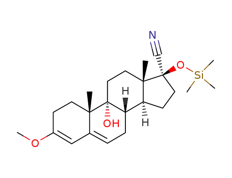17α-cyano-3-methoxy-17β-trimethyl-silyloxyandrosta-3,5-dien-9α-ol