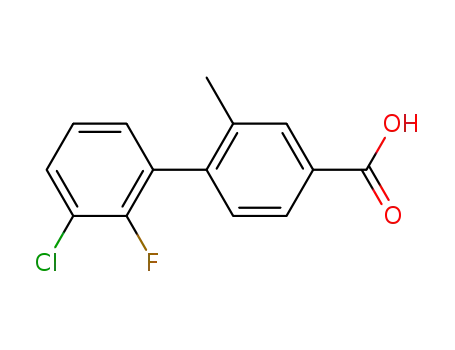 3'-Chloro-2'-fluoro-2-methylbiphenyl-4-carboxylic acid