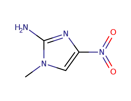 Molecular Structure of 1262282-20-1 (1H-IMidazol-2-aMine, 1-Methyl-4-nitro-)