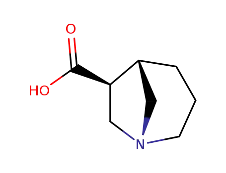 Molecular Structure of 115595-01-2 (1-Azabicyclo[3.2.1]octane-6-carboxylicacid,exo-(9CI))