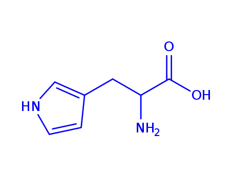Molecular Structure of 209216-56-8 (1H-Pyrrole-3-propanoicacid,alpha-amino-(9CI))