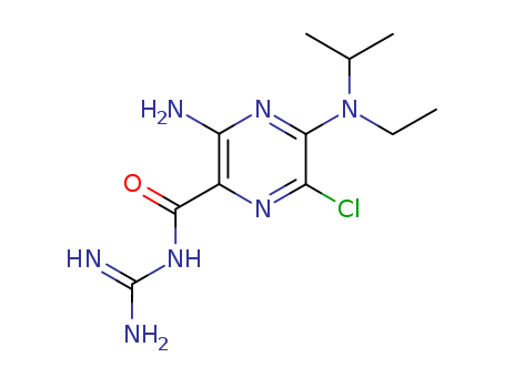 2-Pyrazinecarboxamide,3-amino-N-(aminoiminomethyl)-6-chloro-5-[ethyl(1-methylethyl)amino]-