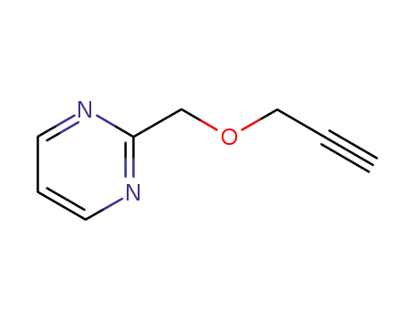 Pyrimidine, 2-[(2-propynyloxy)methyl]- (9CI)