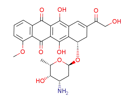 Molecular Structure of 80996-23-2 (9,10-anhydroadriamycin)