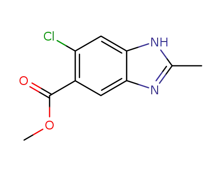 6-chloro-5-methoxycarbonyl-2-methylbenzimidazole