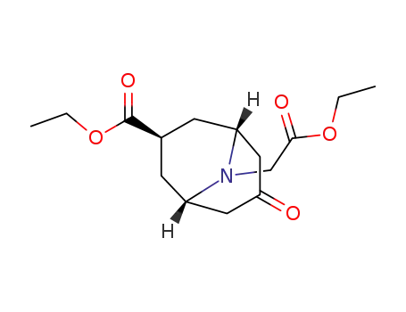 7-ethoxycarbonyl-9-(ethoxycarbonyl-methyl)-9-azabicyclo[3.3.1]nonan-3-one