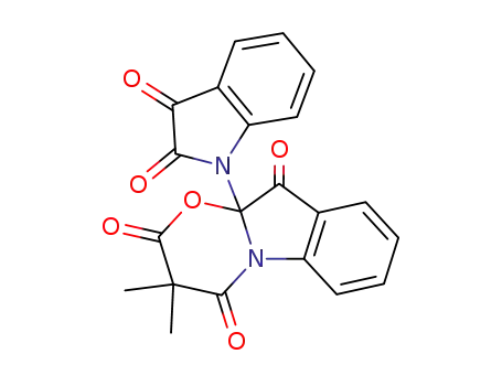 10a-(2',3'-dioxo-2',3'-dihydroindol-1'-yl)-3,3-dimethyl-2H-<1,3>oxazino<3,2-a>indole-2,4,10(3H,10aH)-trione