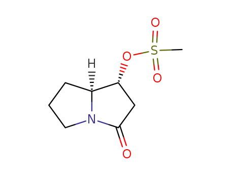 (1R,8S)-1-mesyloxy-pyrrolizidin-3-one