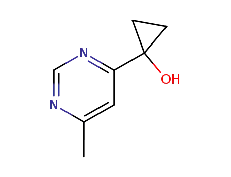 시클로프로판올, 1-(6-메틸-4-피리미디닐)-(9CI)