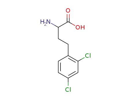Molecular Structure of 1260643-42-2 (2-AMINO-4-(2,4-DICHLORO-PHENYL)-BUTYRIC ACID)
