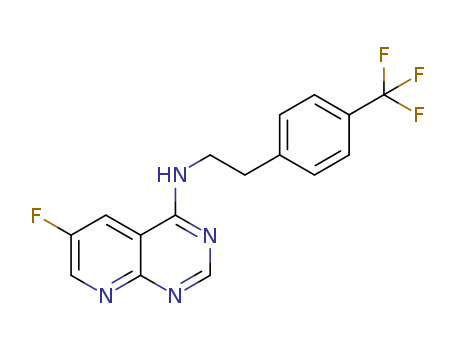 6-Fluoro-N-(4-(trifluoroMethyl)phenethyl)pyrido[2,3-d]pyriMidin-4-aMine