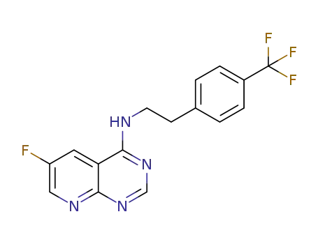 6-Fluoro-N-(4-(trifluoroMethyl)phenethyl)pyrido[2,3-d]pyriMidin-4-aMine