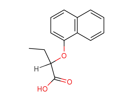 Molecular Structure of 161904-60-5 (2-(1-NAPHTHYLOXY)BUTANOIC ACID)