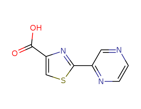 2-pyrazin-2-yl-1,3-thiazole-4-carboxylic acid(SALTDATA: FREE)