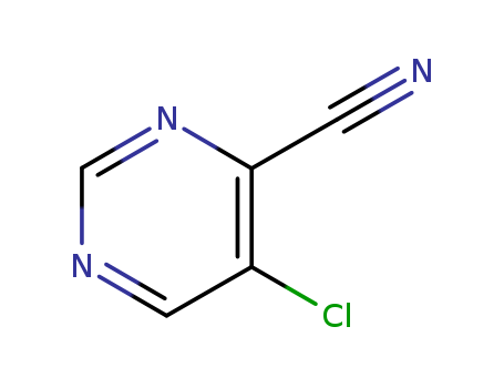 4-Pyrimidinecarbonitrile, 5-chloro- (9CI)