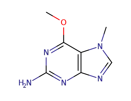 Molecular Structure of 116137-82-7 (O(6),7-dimethylguanine)