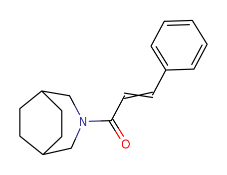 2-Propen-1-one,1-(3-azabicyclo[3.2.2]non-3-yl)-3-phenyl- cas  1152-45-0