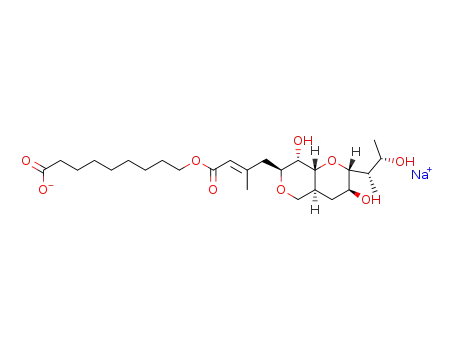 Molecular Structure of 116182-44-6 (2H,5H-Pyrano[4,3-b]pyranyl Mupirocin SodiuM IMpurity)