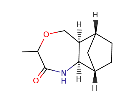 Molecular Structure of 115610-91-8 (6,9-Methano-4,1-benzoxazepin-2(3H)-one,octahydro-3-methyl-,(3-alpha-,5a-bta-,6-bta-,9-bta-,9a-bta-)-(9CI))