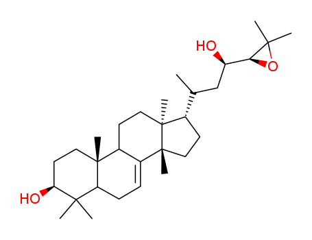 Lanost-7-ene-3,23-diol,24,25-epoxy-, (3b,13a,14b,17a,20S,23R,24S)-