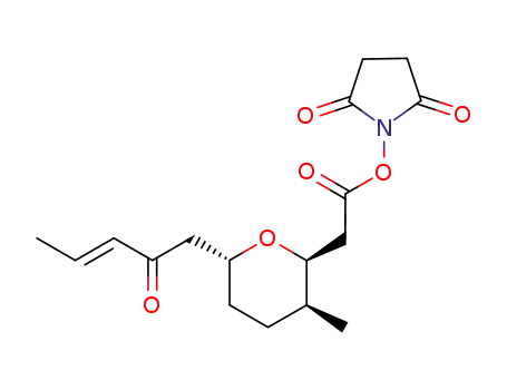 2,5-dioxopyrrolidin-1-yl 2-((2S,3S,6R)-3-methyl-6-((E)-2-oxopent-3-enyl)tetrahydro-2H-pyran-2-yl)acetate